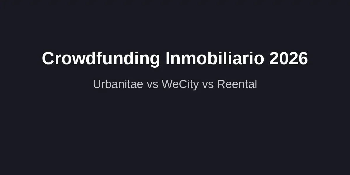 img of Mejores Plataformas Crowdfunding Inmobiliario 2026