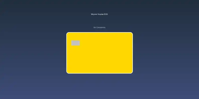 img of Mejores tarjetas de crédito sin comisiones 2026